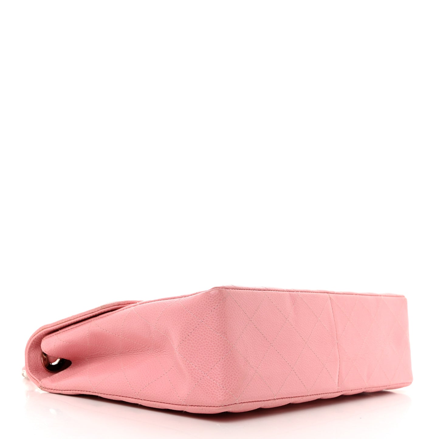 Caviar Quilted Jumbo Single Flap Pink