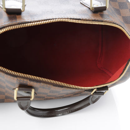 Louis Vuitton Damier Ebene Speedy 30 5 of 9