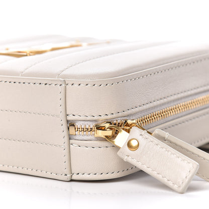 Saint Laurent Lambskin Matelasse Vicky Monogram Belt Bag Crema Soft 8 of 8