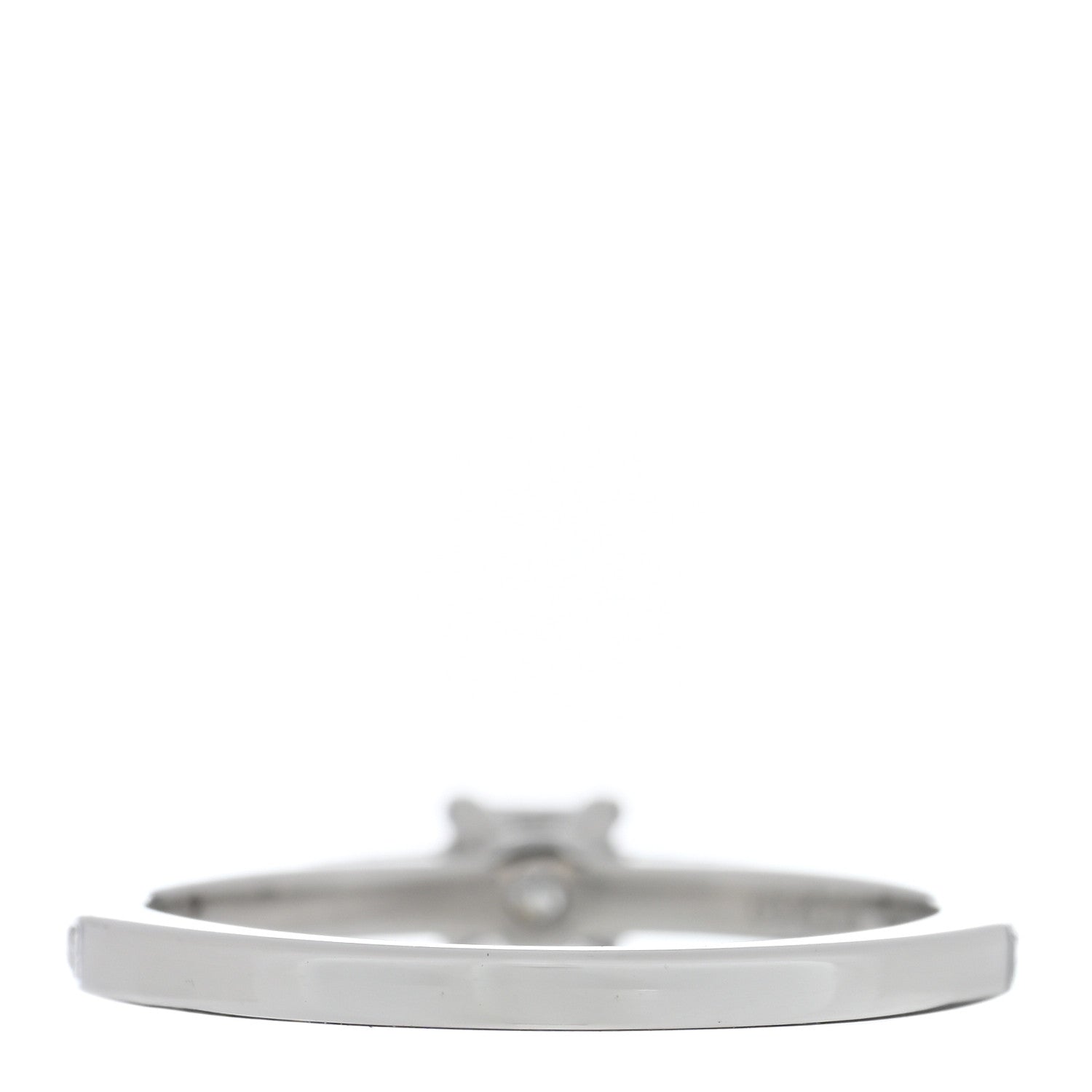 Tiffany Platinum Diamond .18ct Grace Engagement Ring 47 4 3 of 4