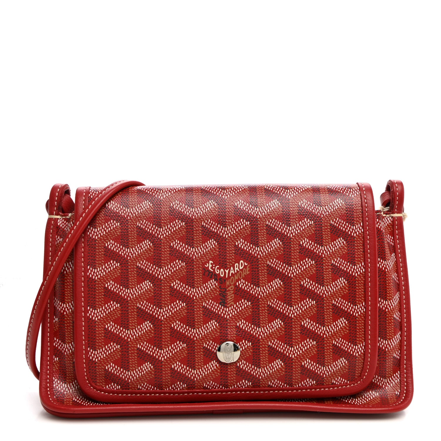 Goyard Goyardine Plumet Wallet Clutch Red 1 of 11