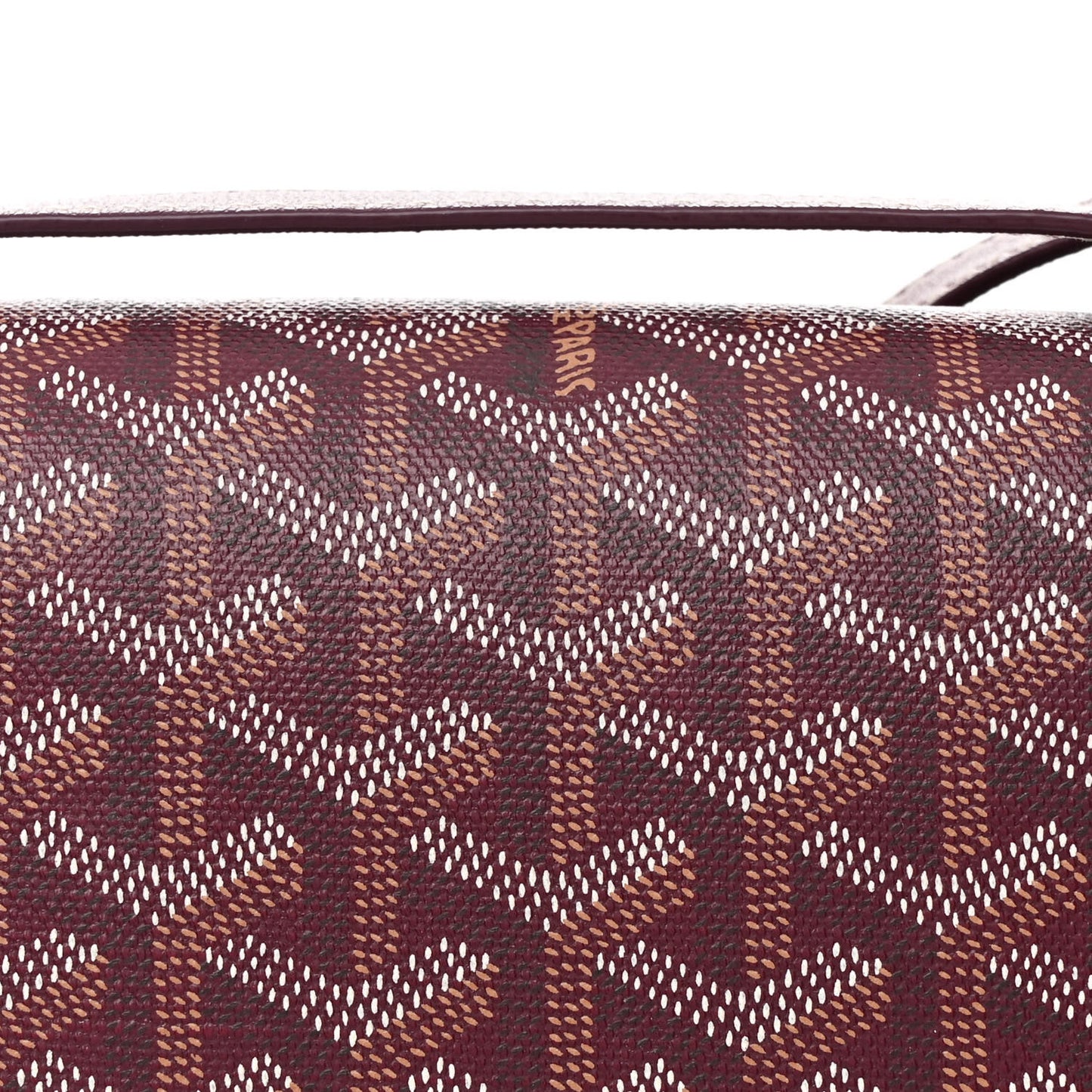 Goyardine 233 PM Shoulder Bag Burgundy