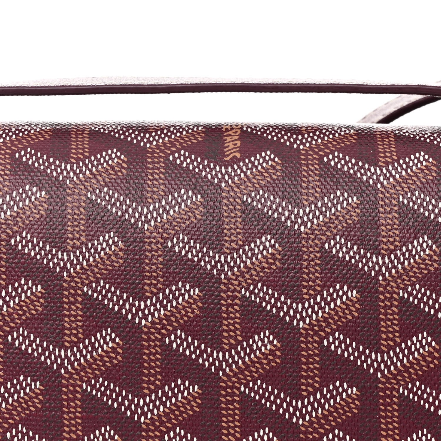Goyard Goyardine 233 PM Shoulder Bag Burgundy 8 of 14