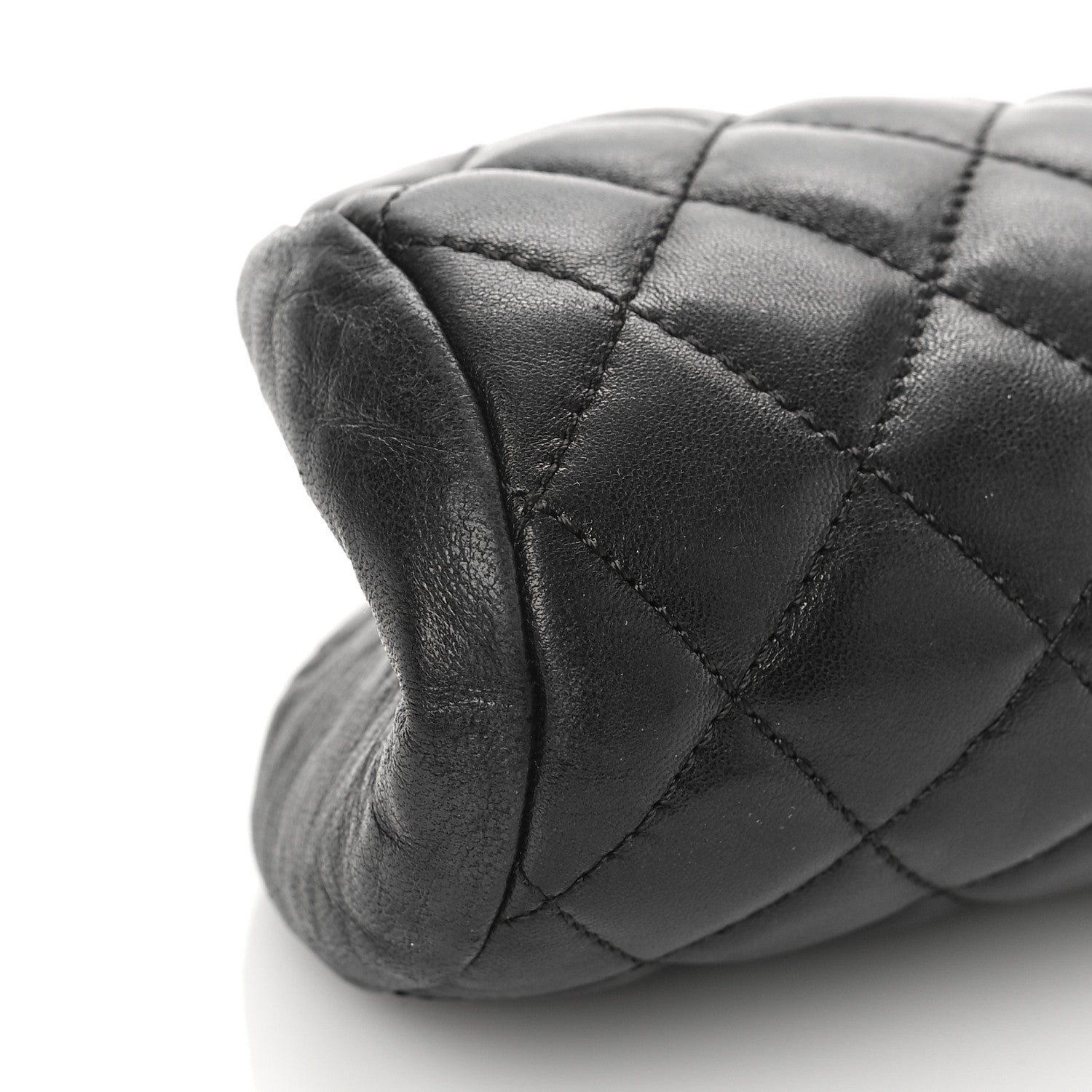 Chanel Lambskin Quilted Timeless Clutch Black 8 of 9