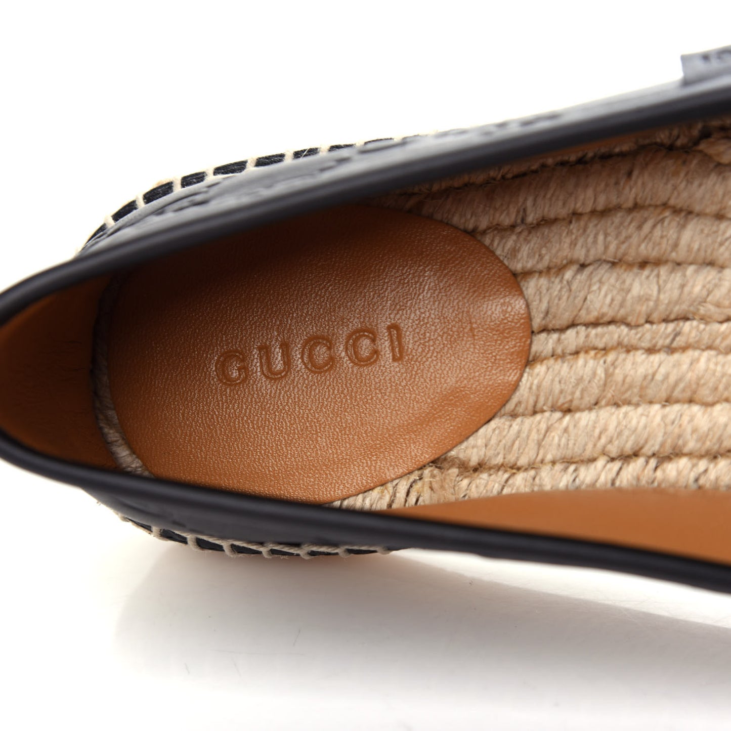 Guccissima Signature Espadrilles 36 Black