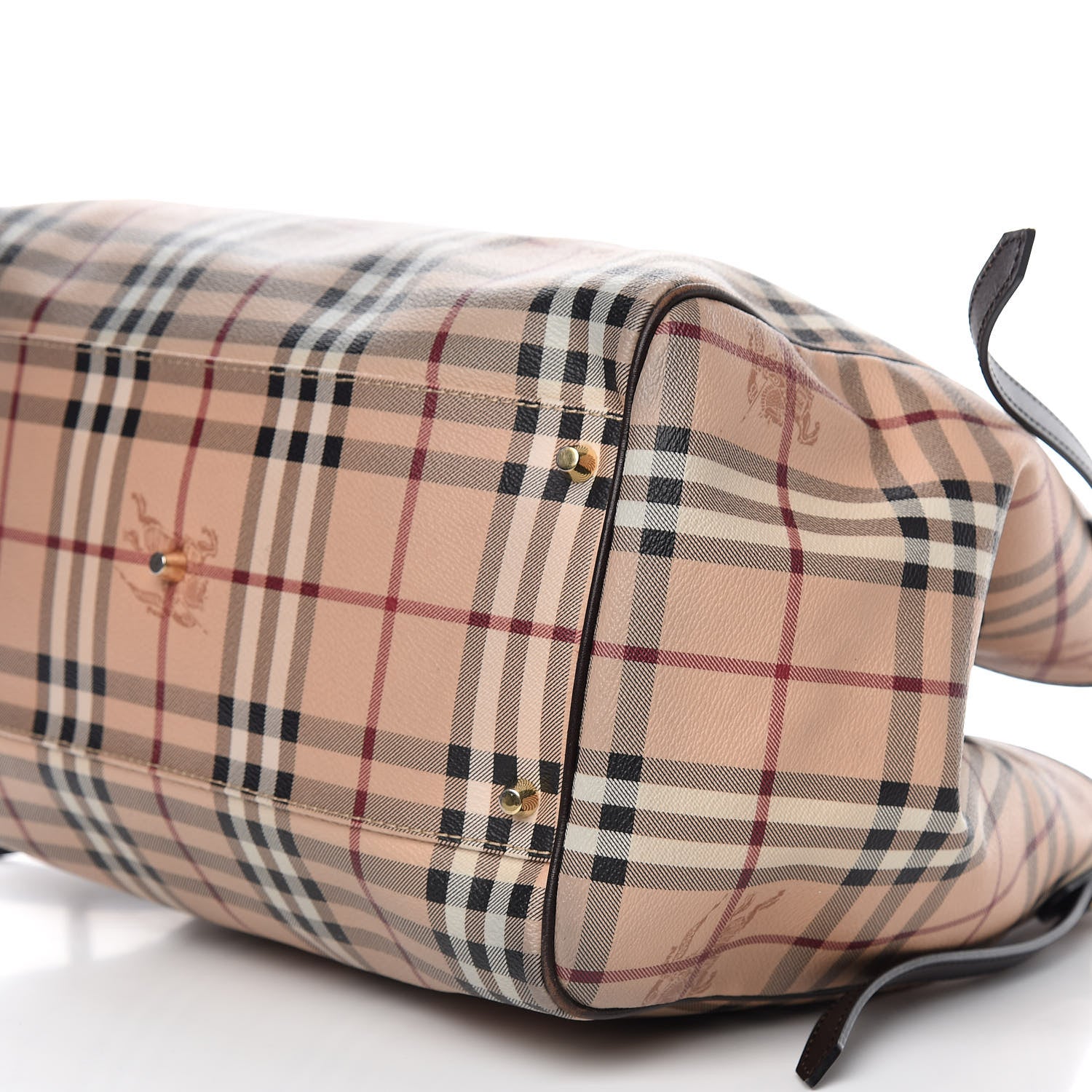 Burberry Haymarket Check Large Canterbury Tote Chocolate 7 of 10