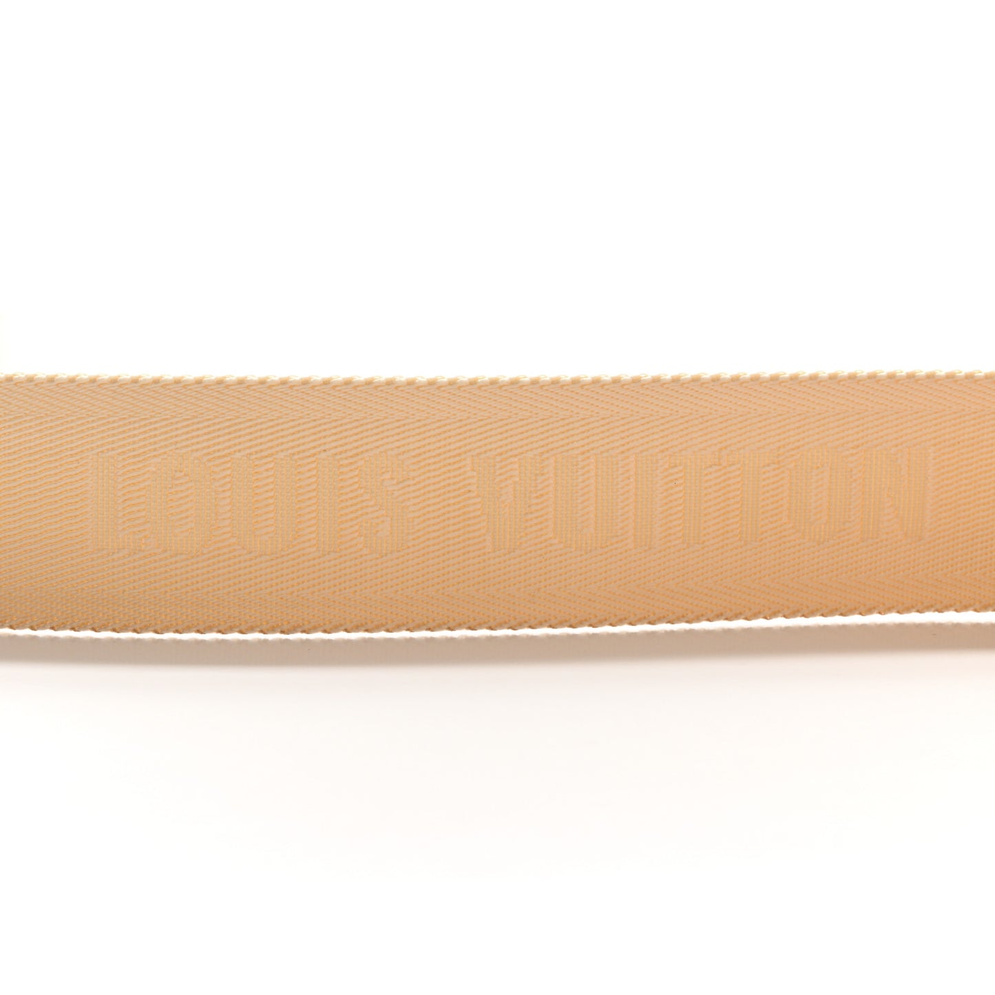 Jacquard Monogram Adjustable Shoulder Strap New Creme