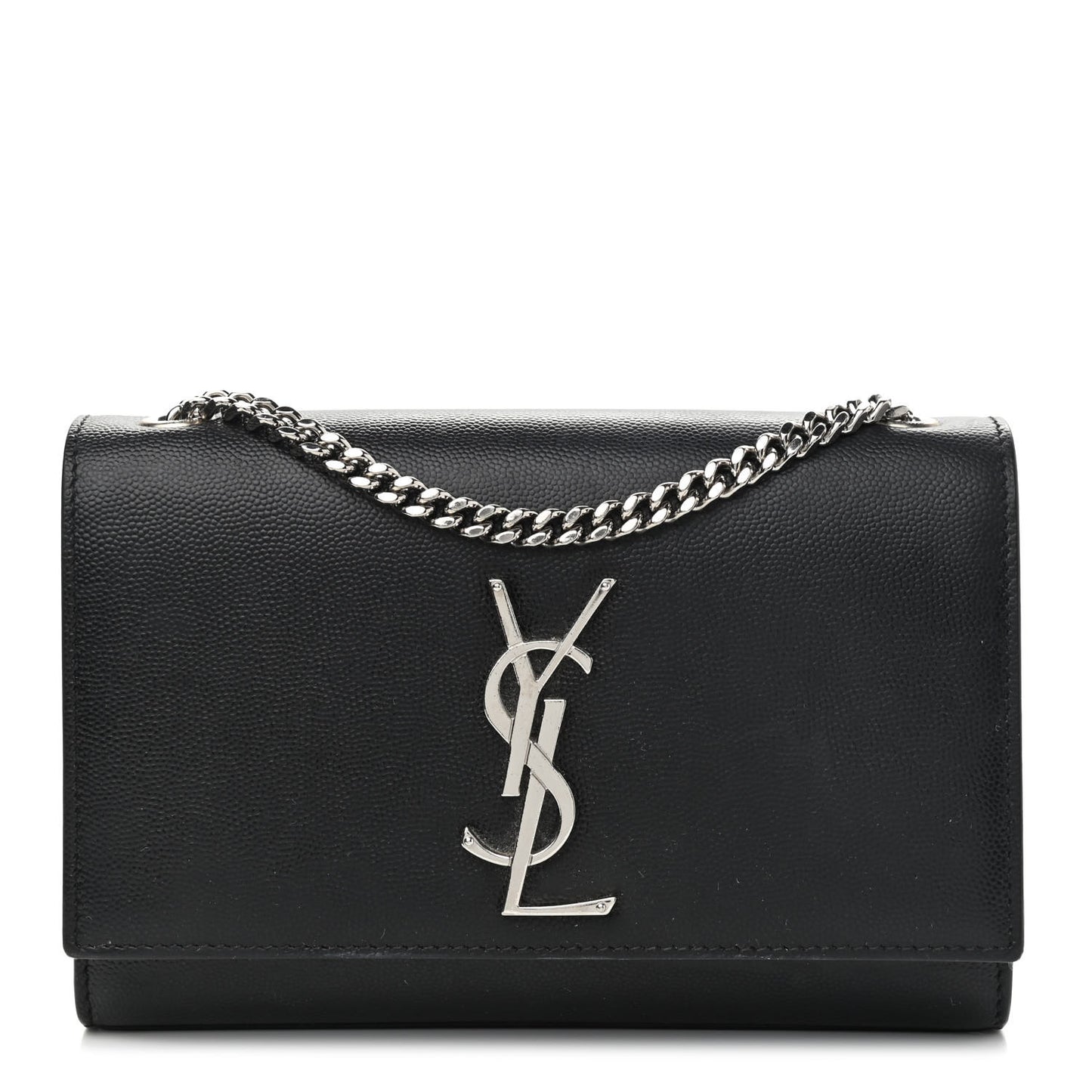 Grain De Poudre Small Monogram Kate Satchel Black