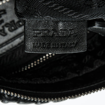 Prada Nappa Drapes Shoulder Bag Nero Black 7 of 7