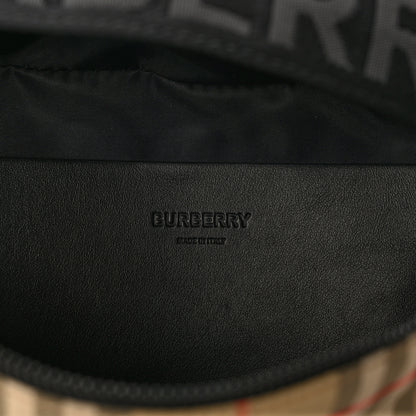 Burberry Nylon Vintage Check Sonny Bum Bag Archive Beige Black 6 of 8