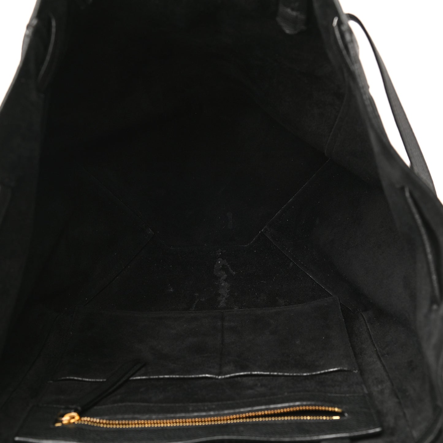 Soft Grained Calfskin Medium Cabas Phantom Black