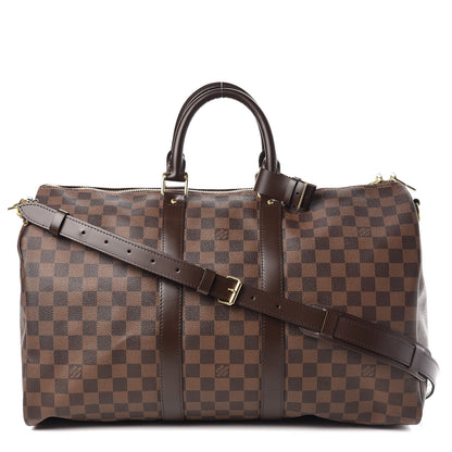 Louis Vuitton Damier Ebene Keepall Bandouliere 45 1 of 10