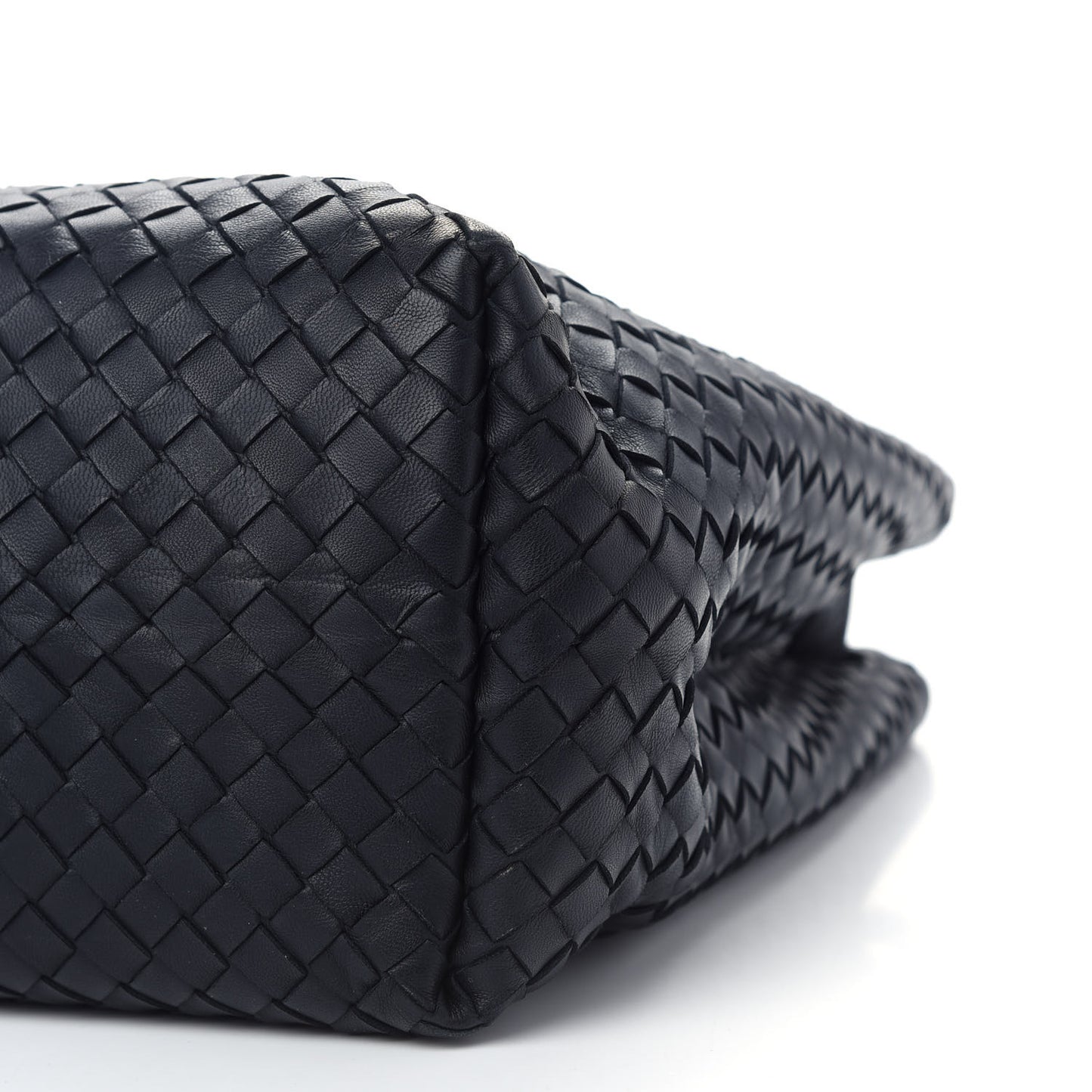 Nappa Intrecciato Medium Garda Bag Black