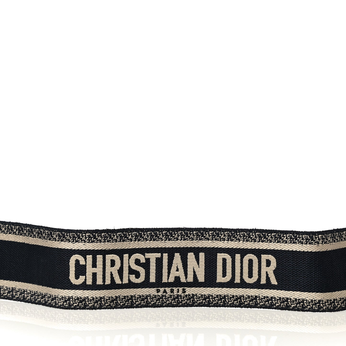 Canvas Embroidered Shoulder Strap Blue