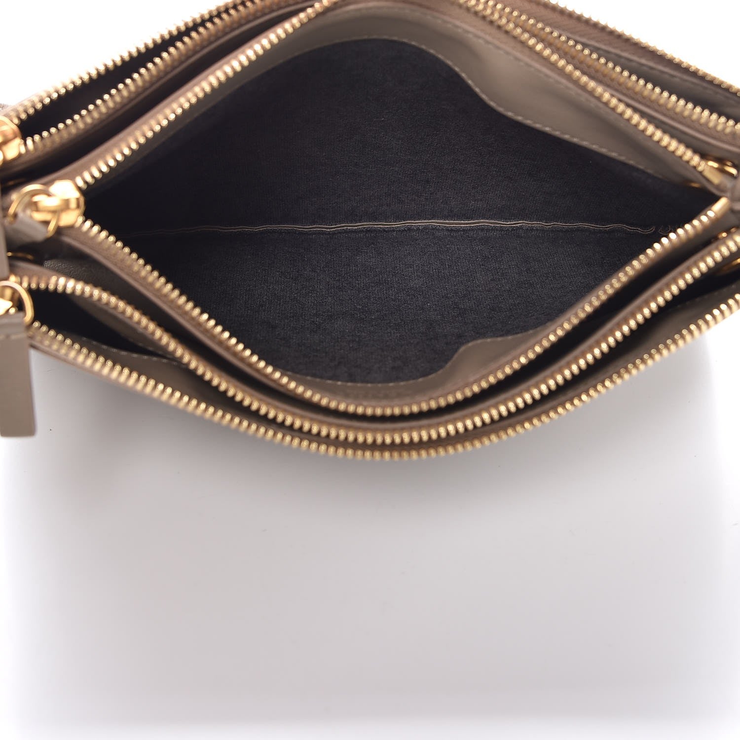 Celine Lambskin Large Trio Crossbody Bag Beige 5 of 11