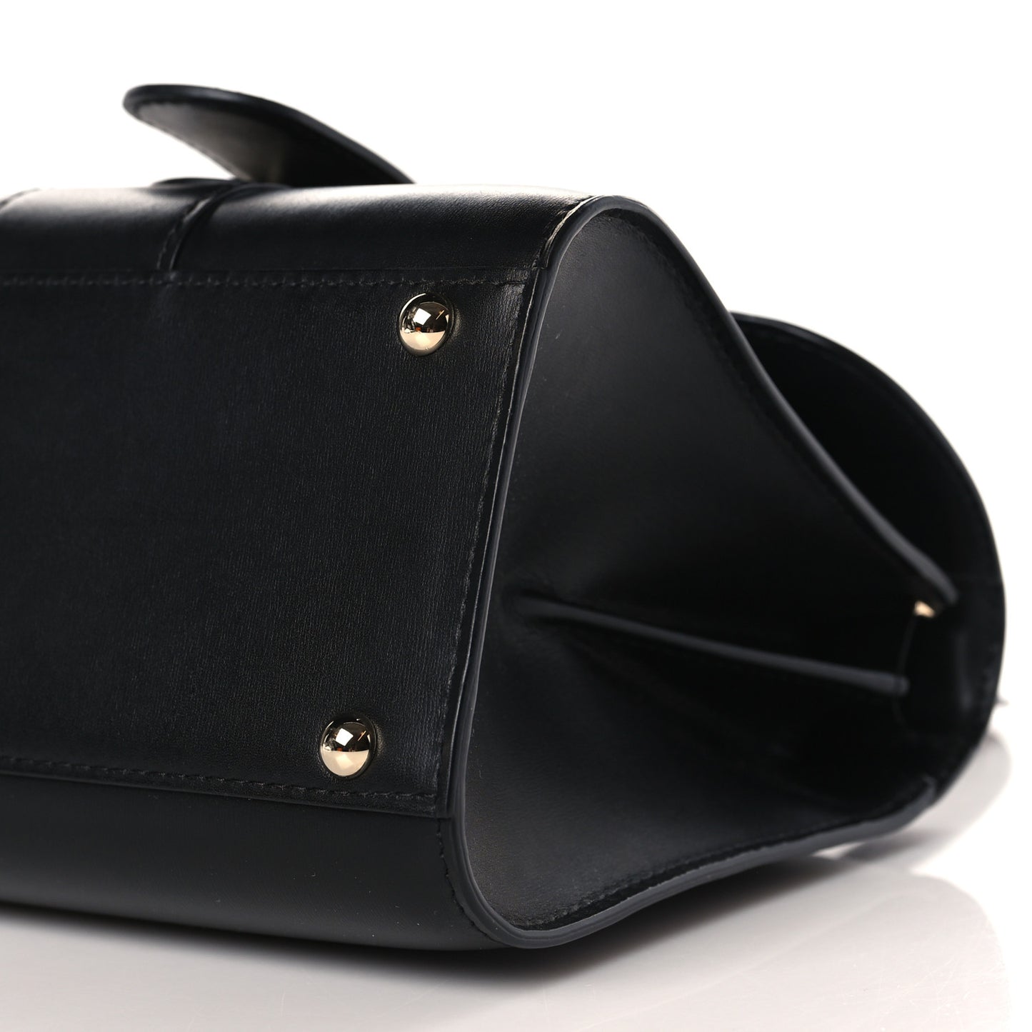 Box Calfskin Mini Brillant Satchel Black