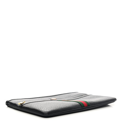 Gucci Calfskin Large Ophidia Pouch Clutch Black 4 of 7