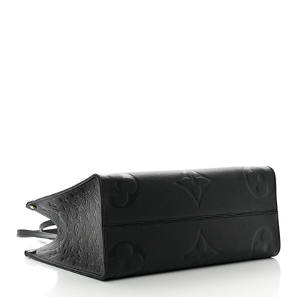 Louis Vuitton Empreinte Monogram Giant Onthego MM Black 4 of 10