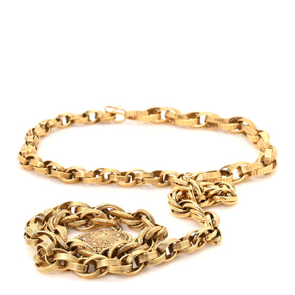 Chanel CC Medallion Chain Belt Gold 1 of 4