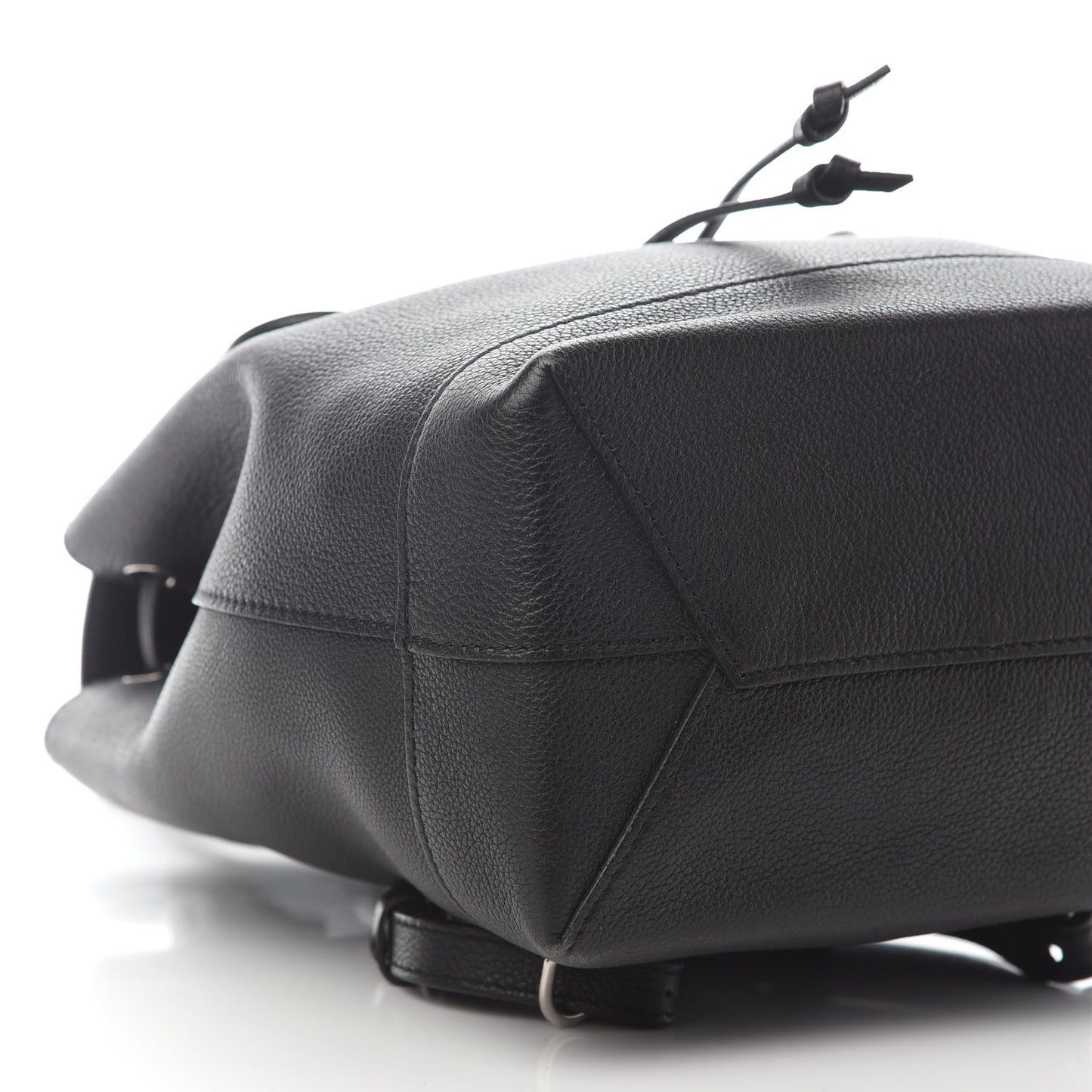 Calfskin Lockme Backpack Black