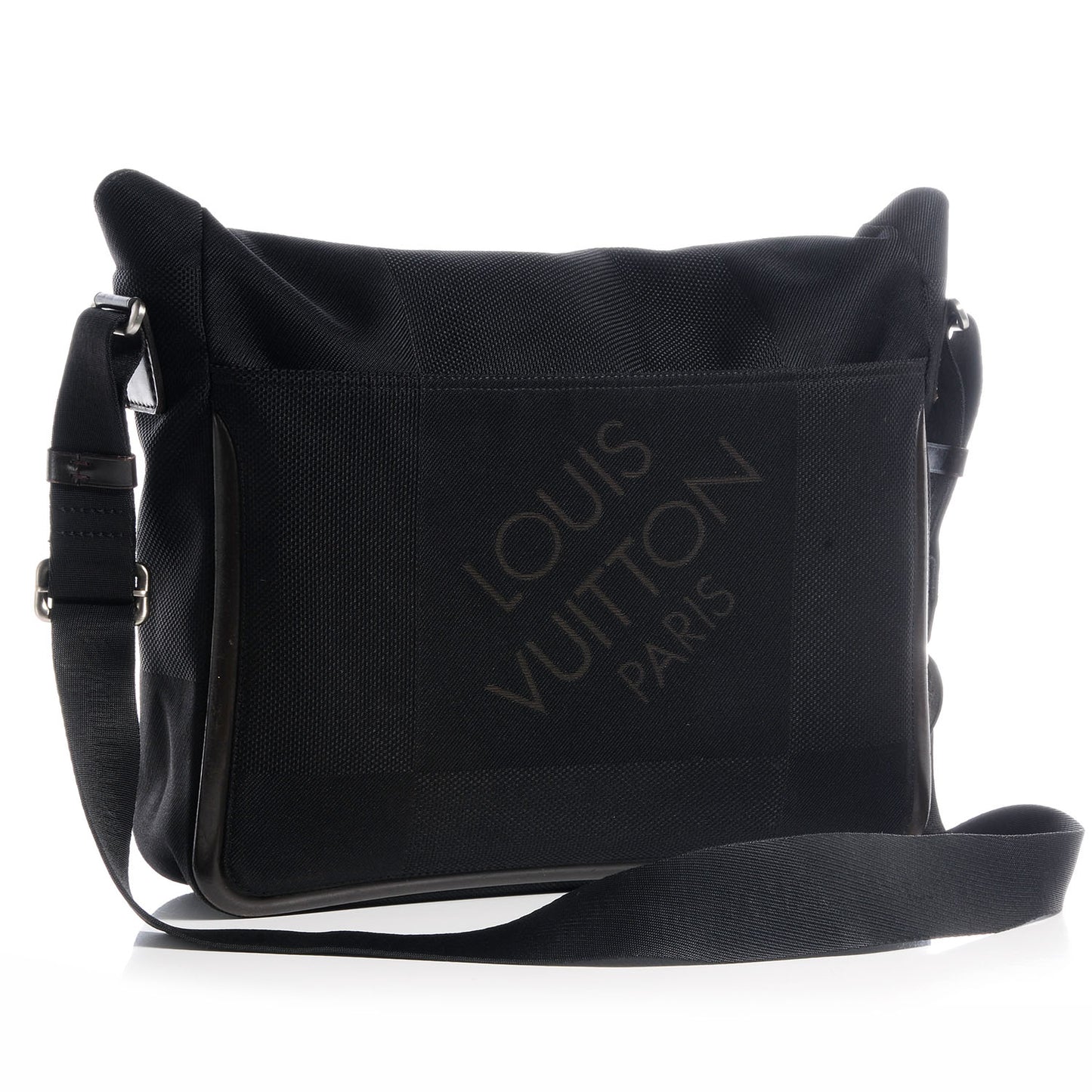 Damier Geant Messenger Bag Black