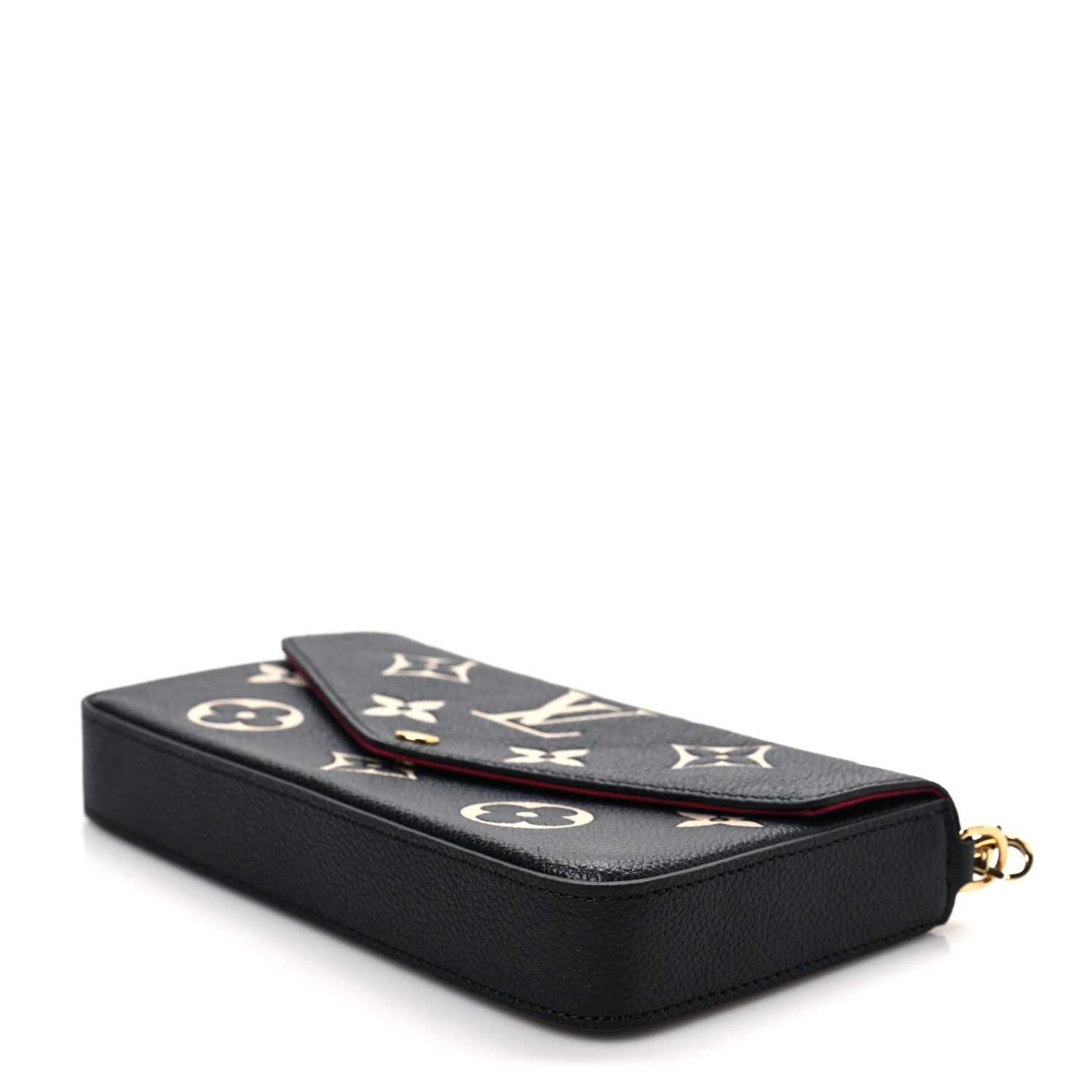Louis Vuitton Empreinte Monogram Giant Felicie Pochette Black Beige 7 of 7