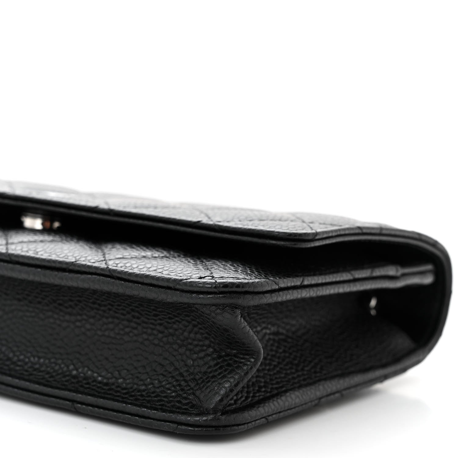 Chanel Caviar Quilted Wallet on Chain WOC Black 11 of 12