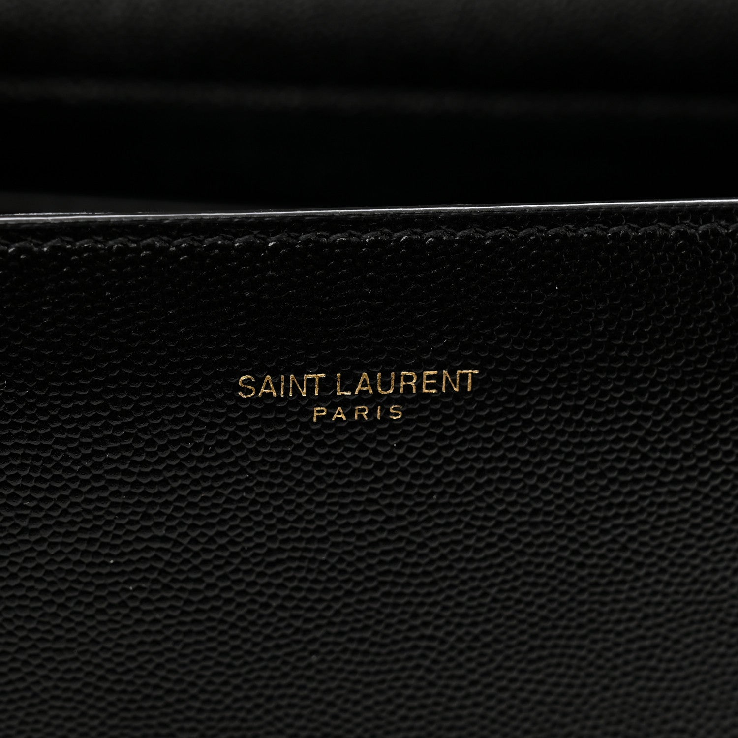 Saint Laurent Grain de Poudre Medium Classic Monogram Cassandra Top Handle Black 7 of 12