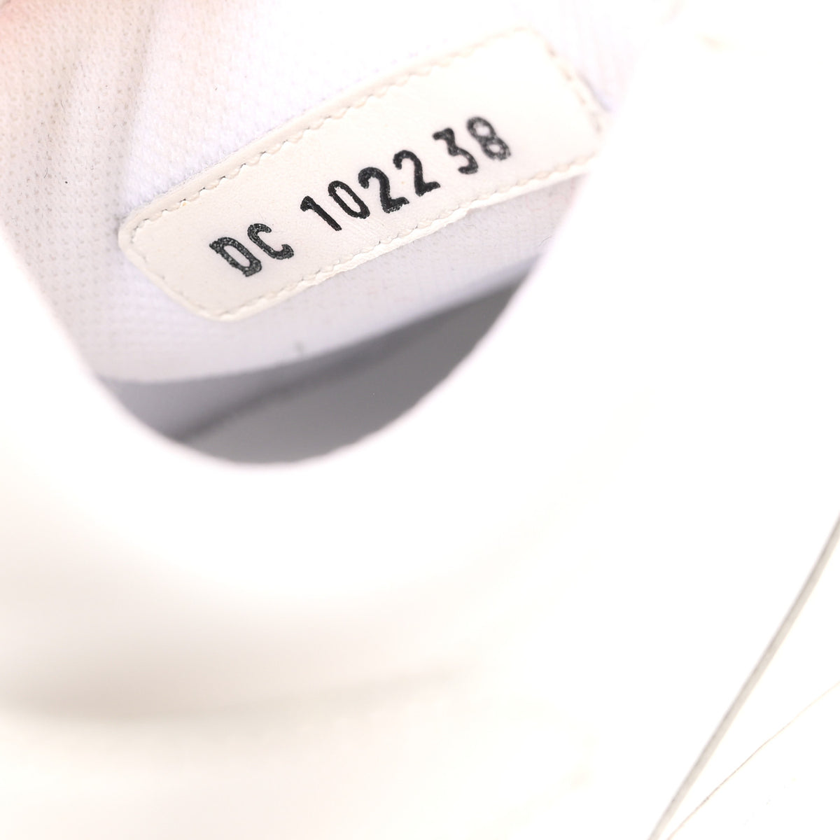 Calfskin Suede Dior Star Low Top Sneakers 38 White Black