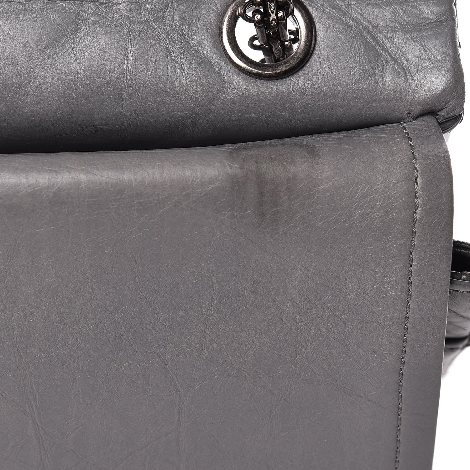 Chanel Aged Calfskin Quilted 2.55 Reissue 227 Flap Grey 11 of 23