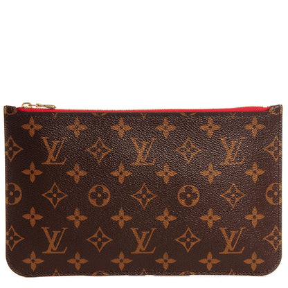 Louis Vuitton Monogram Neverfull MM GM Pochette Cherry 1 of 8