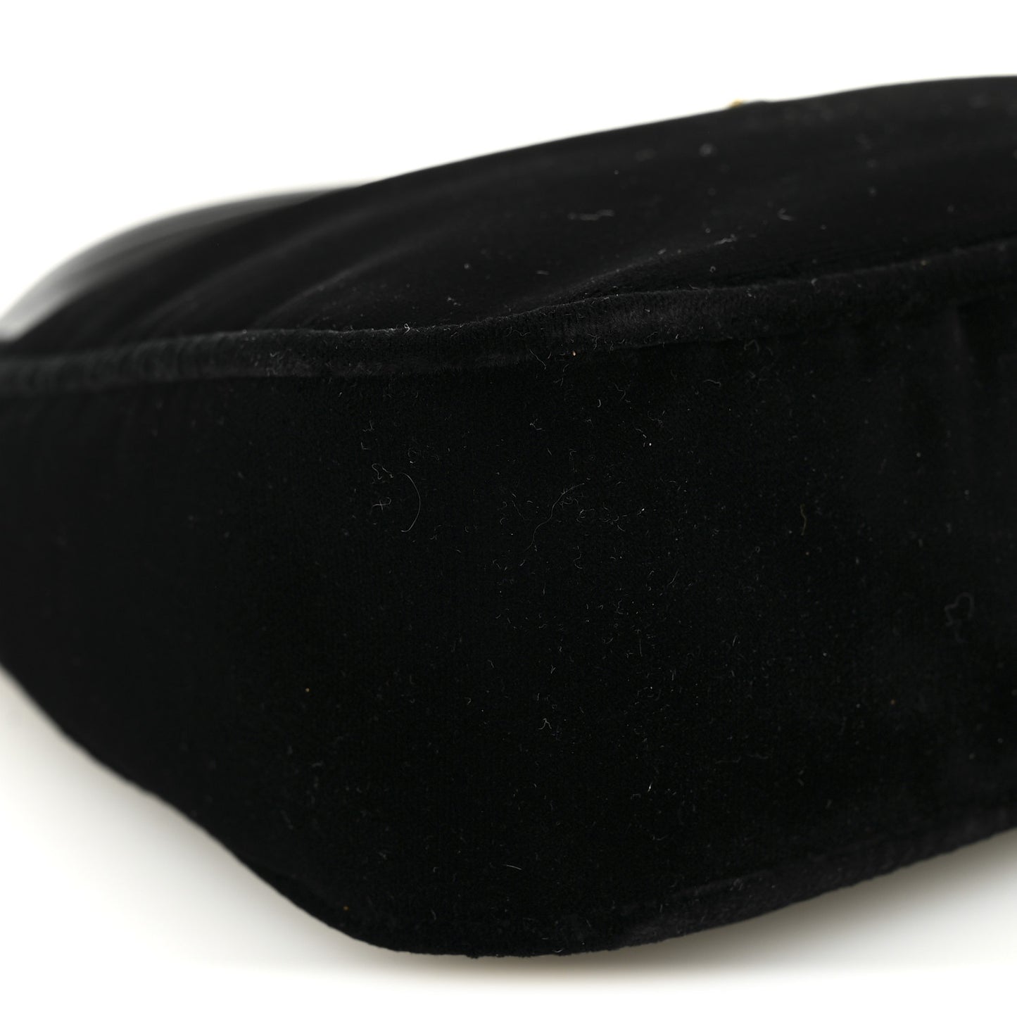 Velvet Nappa Mini Re-Edition Shoulder Bag Black
