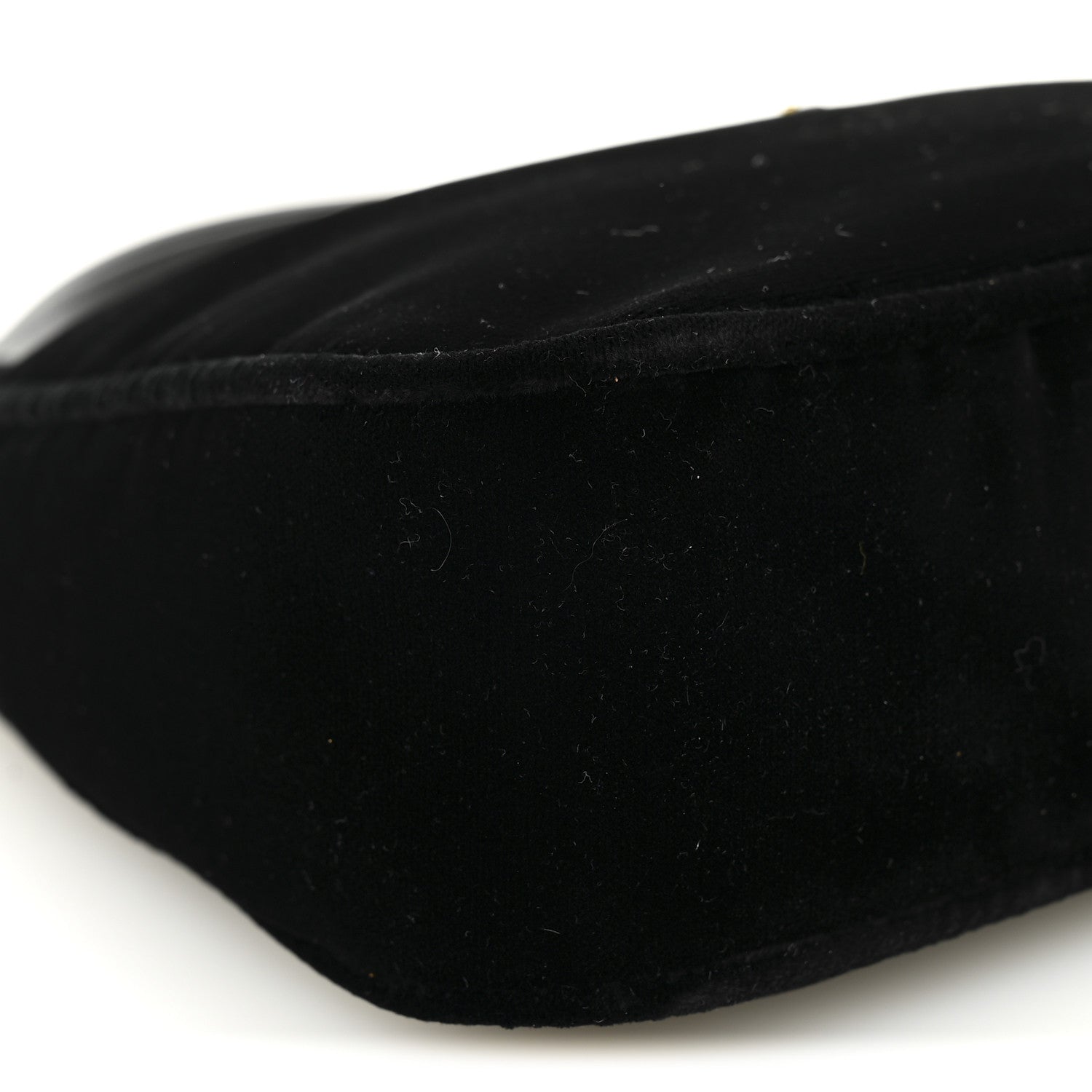 Prada Velvet Nappa Mini Re-Edition Shoulder Bag Black 8 of 9