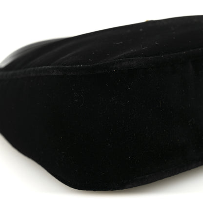 Prada Velvet Nappa Mini Re-Edition Shoulder Bag Black 8 of 9