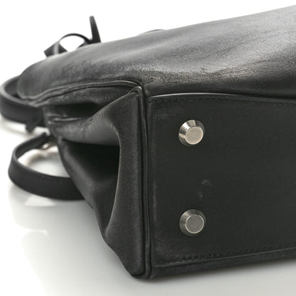Balenciaga Smooth Calfskin Used Effect Medium Rodeo Top Handle Handbag Black 8 of 14