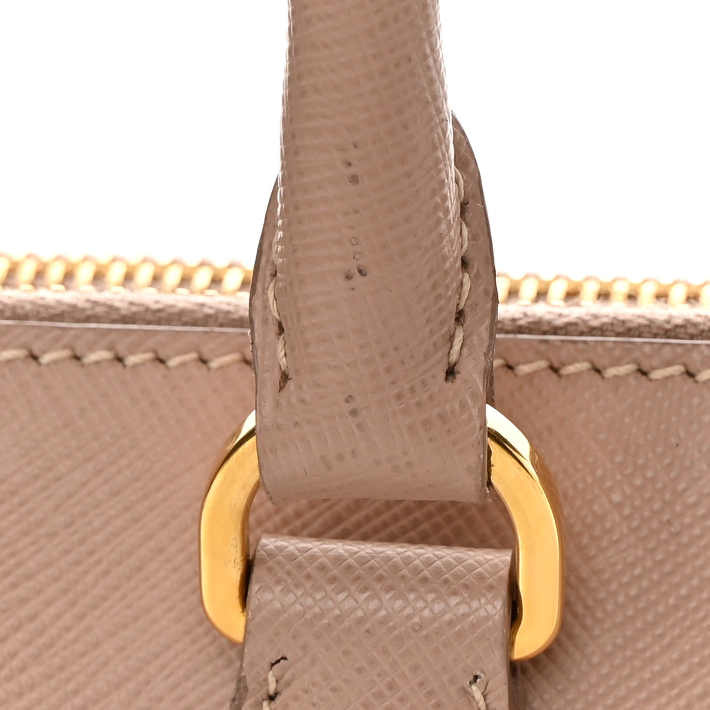 Saffiano Medium Galleria Double Zip Tote Cammeo