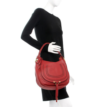 Chloe Calfskin Medium Marcie Hobo Garnet 2 of 13