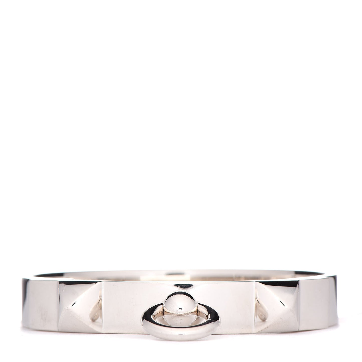 Sterling Silver PM Collier De Chien Bracelet SH
