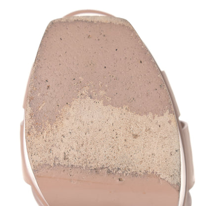 Saint Laurent Patent Tribute 105 Platform Sandals 37 Nude Powder 13 of 25