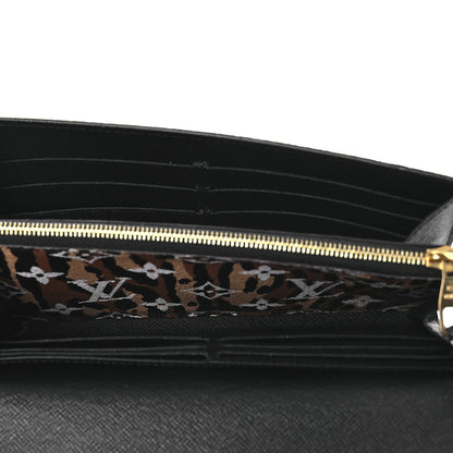 Louis Vuitton Monogram Giant Jungle Sarah Wallet Black 5 of 9