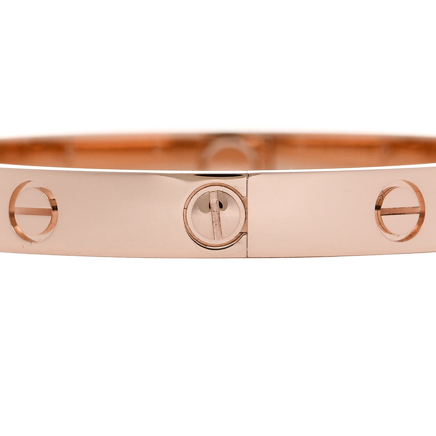 18K Pink Gold 4 Diamond LOVE Bracelet 16