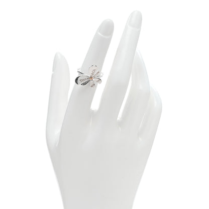 Tiffany Sterling Silver 18K Rose Gold Return to Tiffany Love Bugs Butterfly Ring 49 5 2 of 5
