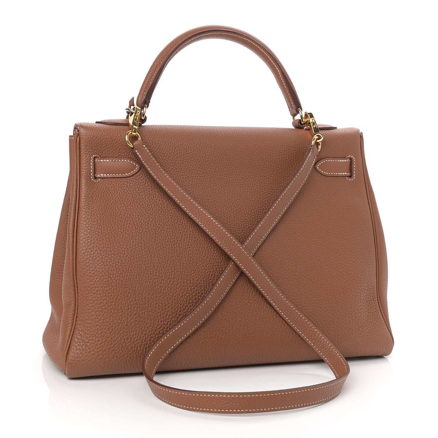 Hermes Togo Kelly Retourne 32 Gold 3 of 11