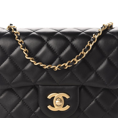 Chanel Lambskin Quilted Mini Pearl Crush Flap Black 10 of 10