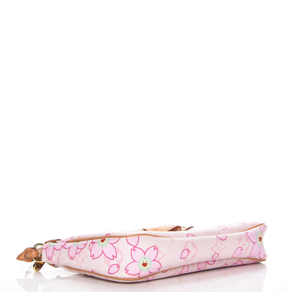 Louis Vuitton Monogram Cherry Blossom Pochette Accessories Pink 4 of 7