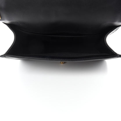 Chanel Lambskin Chevron Quilted Medium Boy Flap Black 5 of 13