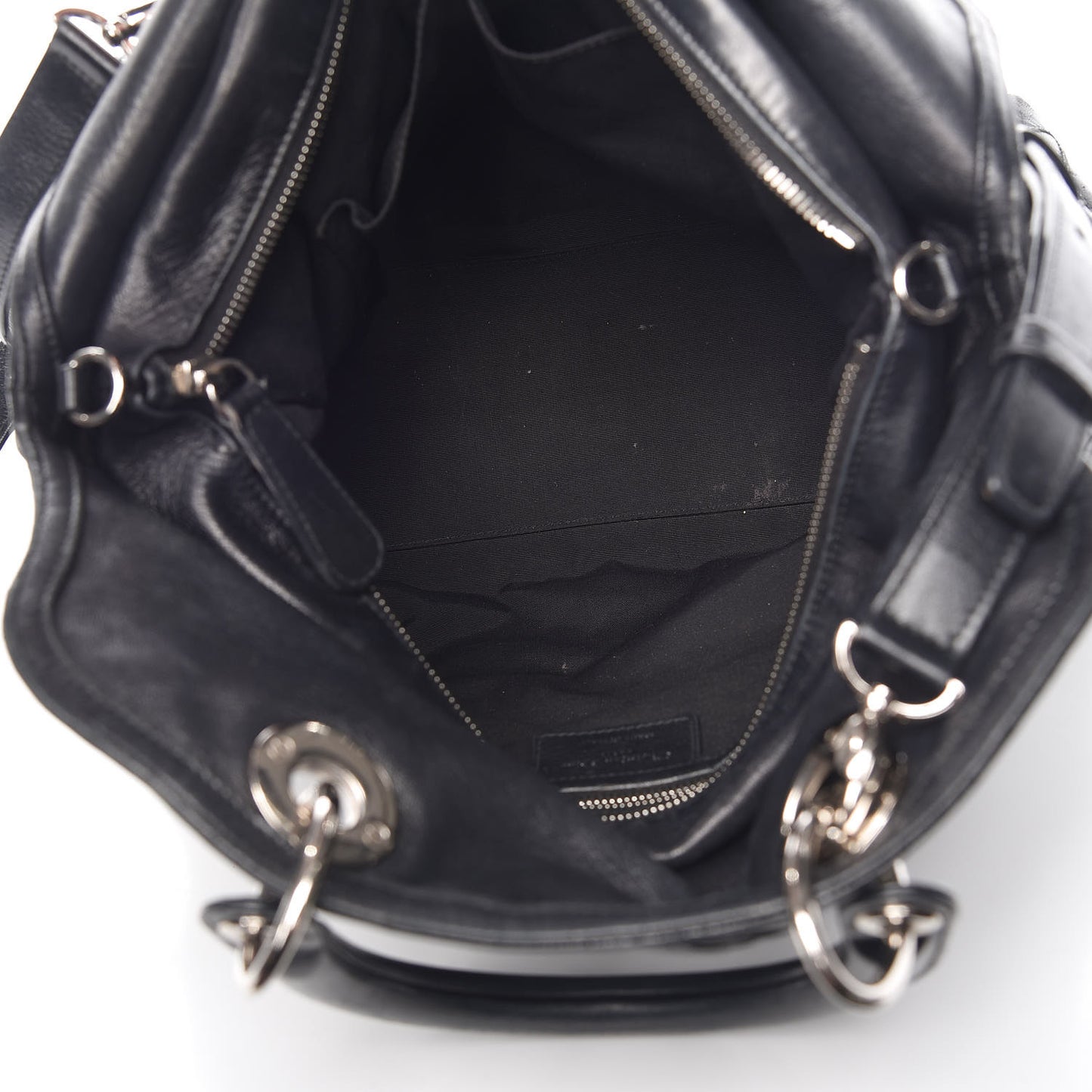 Lambskin Cannage Medium Granville Tote Black