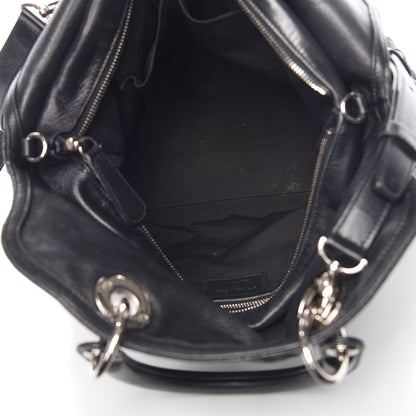 Christian Dior Lambskin Cannage Medium Granville Tote Black 6 of 16