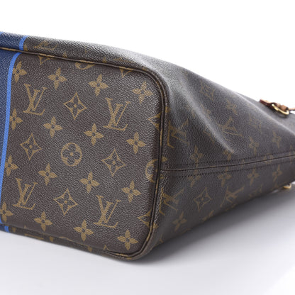 Louis Vuitton Monogram My LV Heritage Neverfull MM Blue Marine Blue Clair 9 of 9