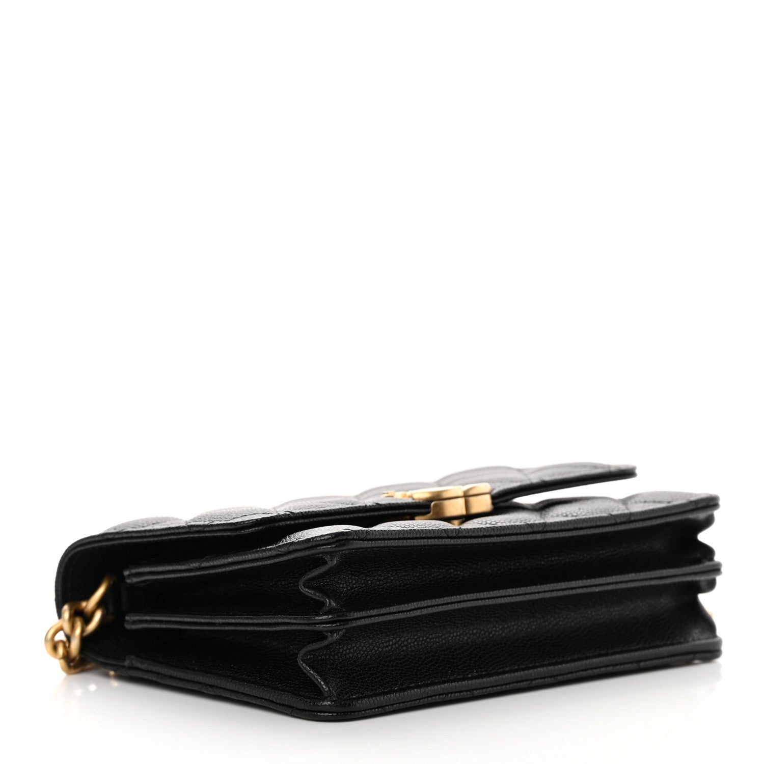Chanel Caviar Quilted Mini Bracelet On Chain Wallet On Chain WOC Black 4 of 12
